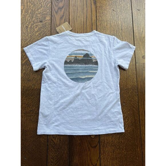 Patagonia Women's '73 Skyline Easy-Cut Responsibili-Tee White XS NWT - Picture 6 of 7